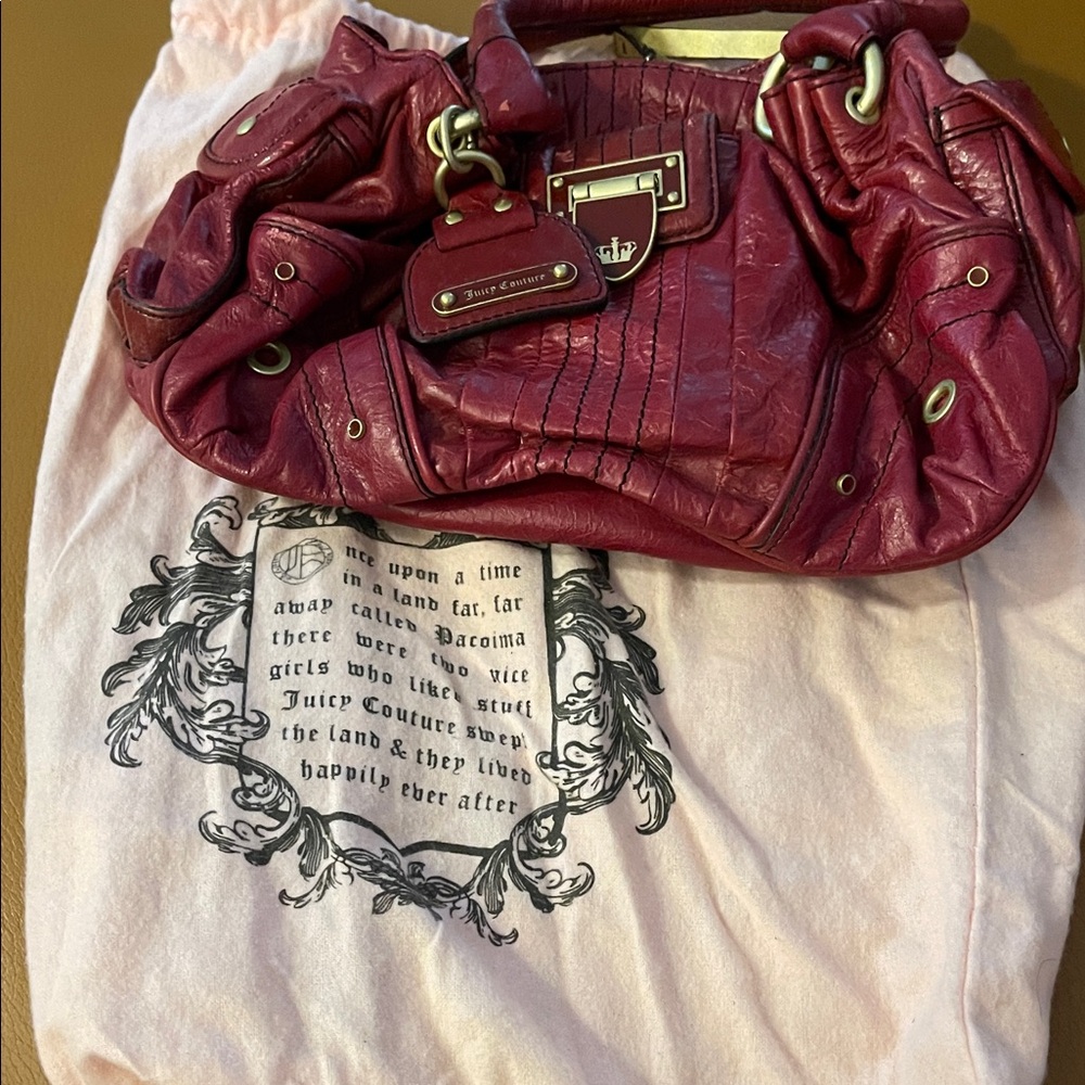 Juicy Couture Burgundy Shoulder Bag - Picture 5 of 5